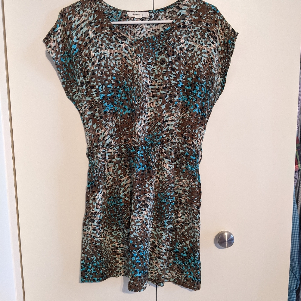 Cute leopard mini dress
